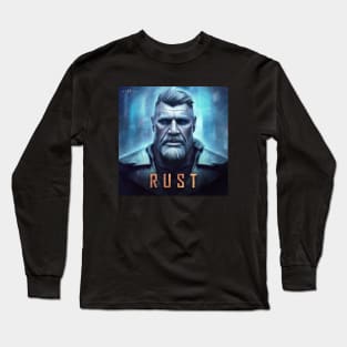 Rust Square Long Sleeve T-Shirt